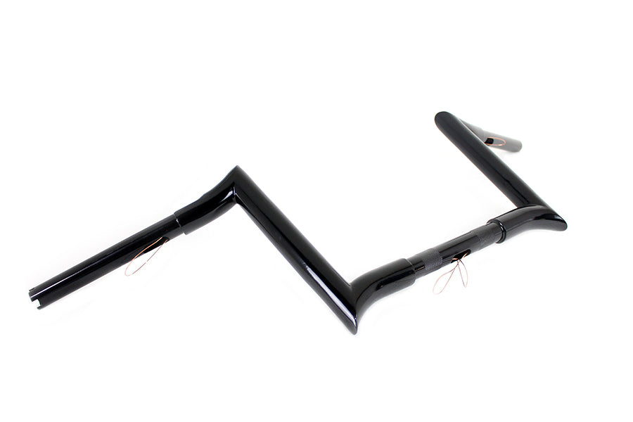 10 Black Z-Bar Handlebar with Indents