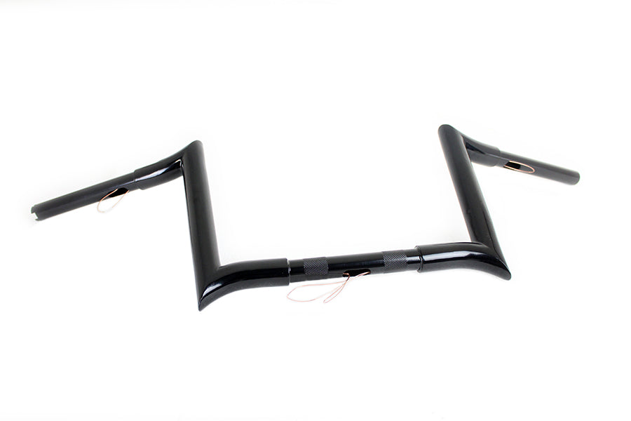 10 Black Z-Bar Handlebar with Indents