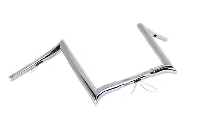 12 Chrome Z-Bar Handlebar with Indents