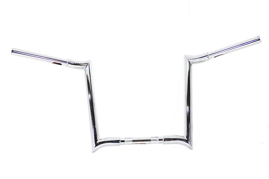 14 Chrome Z-Bar Handlebar with Indents