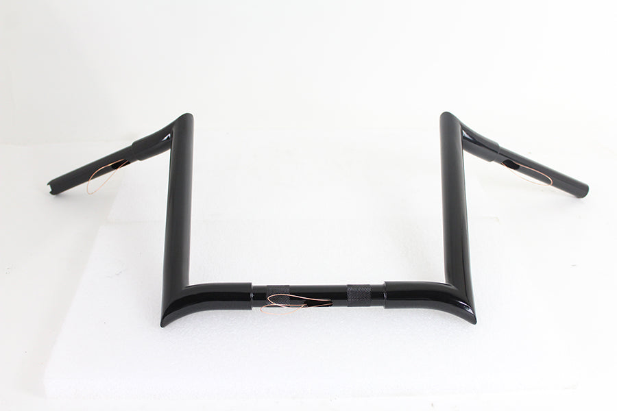 14 Black Z-Bar Handlebar with Indents