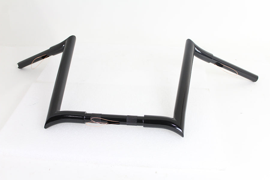 14 Black Z-Bar Handlebar with Indents