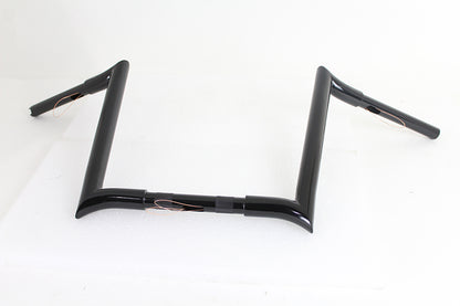 14 Black Z-Bar Handlebar with Indents
