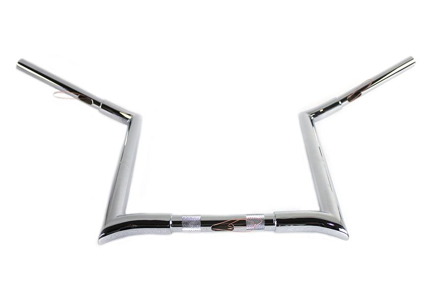 16 Chrome Z-Bar Handlebar with Indents