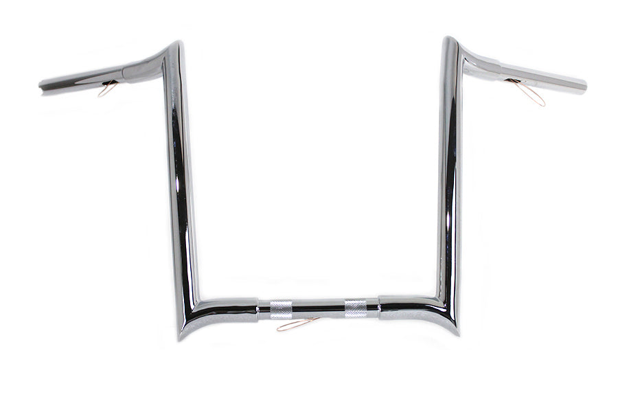 16 Chrome Z-Bar Handlebar with Indents