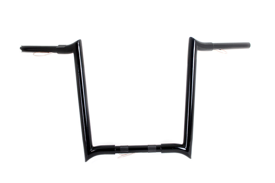16 Black Z-Bar Handlebar with Indents