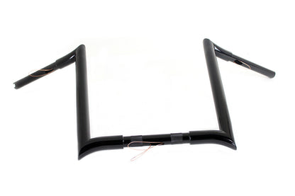 16 Black Z-Bar Handlebar with Indents
