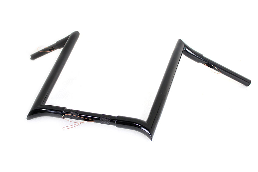 16 Black Z-Bar Handlebar with Indents