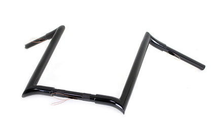 16 Black Z-Bar Handlebar with Indents