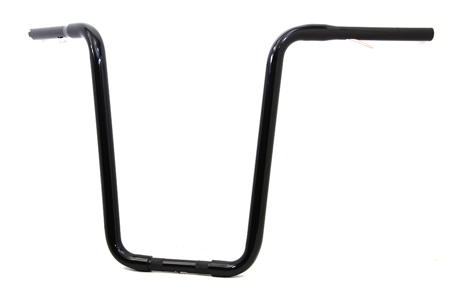 Narrow Body Ape Hanger Handlebar with Indents Black