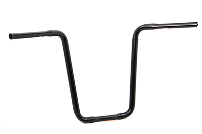 Narrow Body Ape Hanger Handlebar with Indents Black