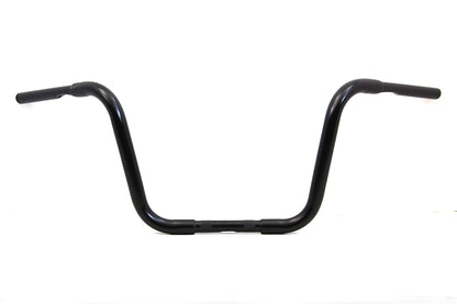 12 Buffalo Ape Hanger Handlebar with Indents Black
