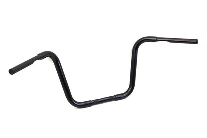 12 Buffalo Ape Hanger Handlebar with Indents Black