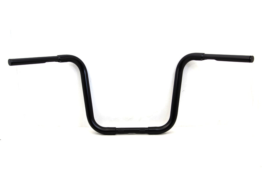 12-1/2 Buffalo Ape Hanger Handlebar with Indents Black