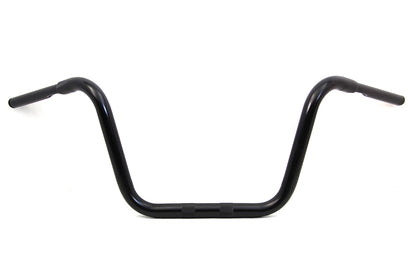 12 Rhino Ape Hanger Handlebar with Indents Black