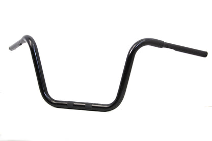 12 Rhino Ape Hanger Handlebar with Indents Black