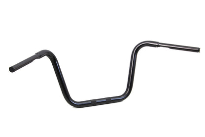 12 Rhino Ape Hanger Handlebar with Indents Black