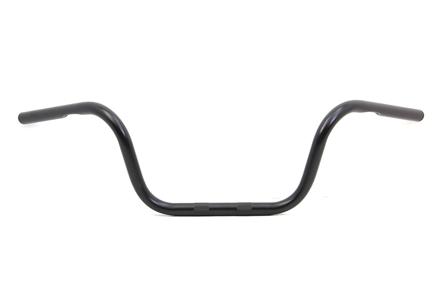 8 Ape Hanger Handlebar with Indents Black