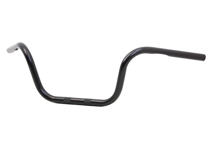 8 Ape Hanger Handlebar with Indents Black