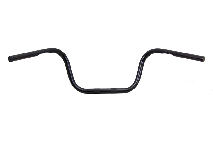 8 Ape Hanger Handlebar with Indents Black