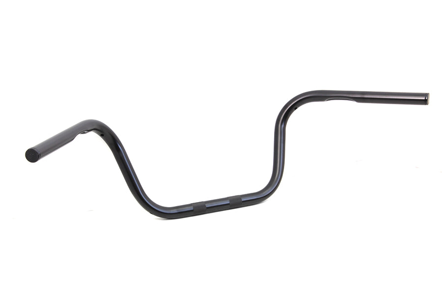 8 Ape Hanger Handlebar with Indents Black