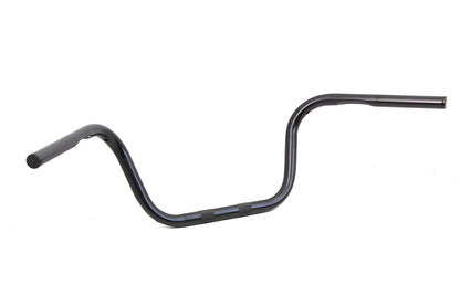8 Ape Hanger Handlebar with Indents Black
