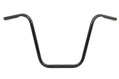 16 Ape Hanger Handlebar with Indents Gloss Black