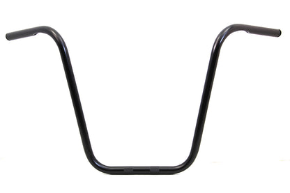 18 Ape Hanger Handlebar with Indents Black
