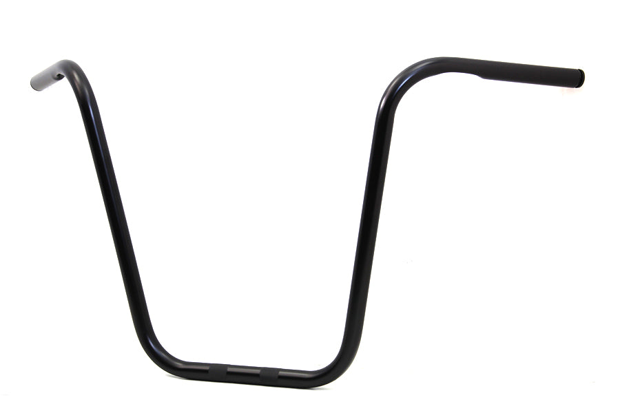 18 Ape Hanger Handlebar with Indents Black