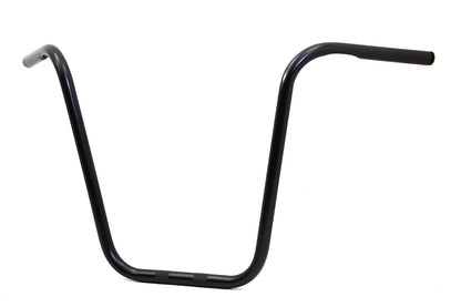 18 Ape Hanger Handlebar with Indents Black