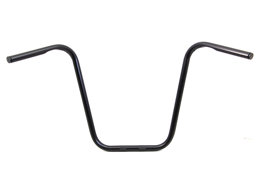 18 Ape Hanger Handlebar with Indents Black