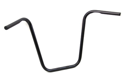 18 Ape Hanger Handlebar with Indents Black