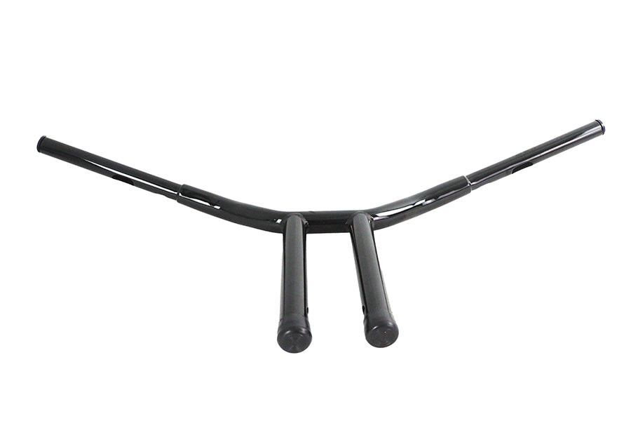 14 Combat Style Riser Handlebar Black