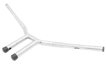 12 Combat Style Riser Handlebar Chrome