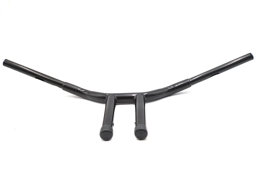 12 Combat Style Riser Handlebar Black
