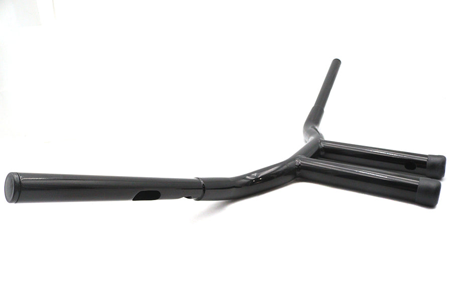 12 Combat Style Riser Handlebar Black