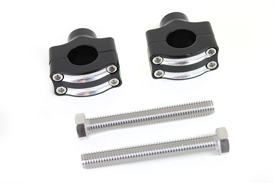 1 Handlebar Riser Set Black