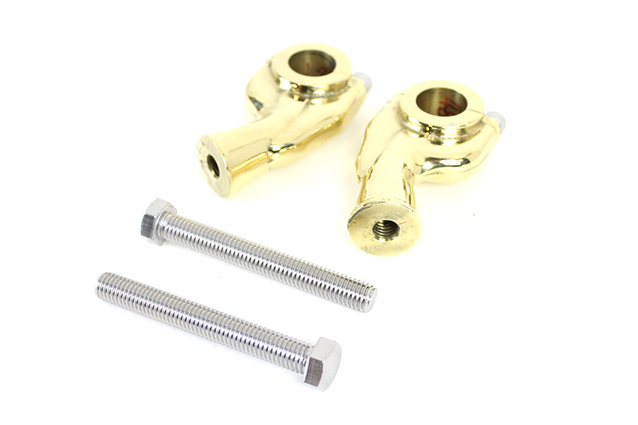1 Smooth Pullback Riser Set Brass Sand
