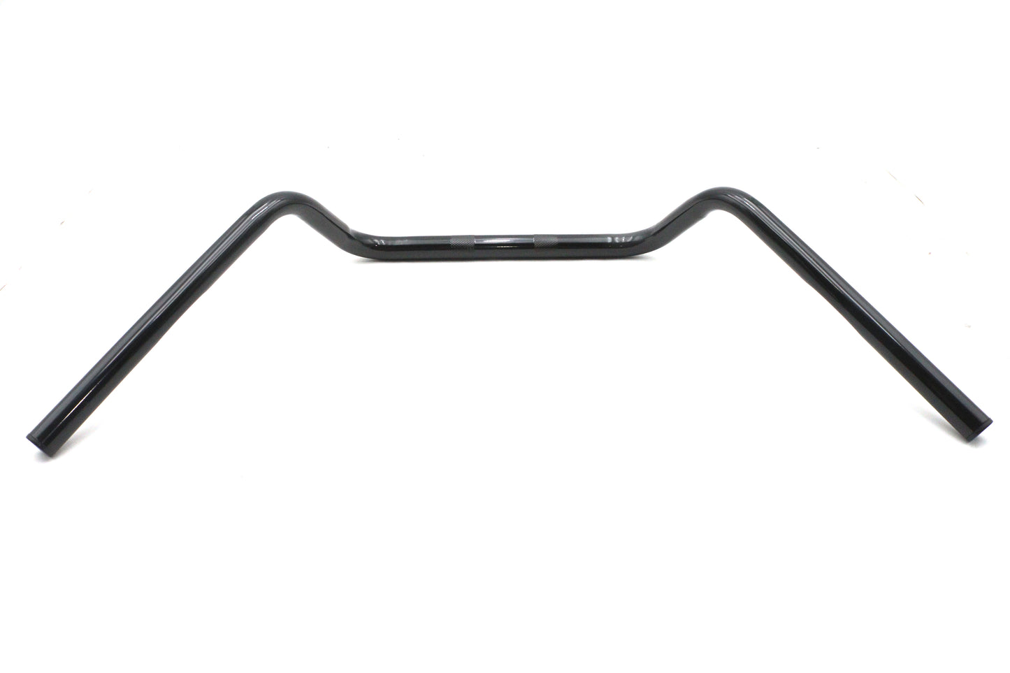 6 Medium Buckhorn Handlebar with Indents Black