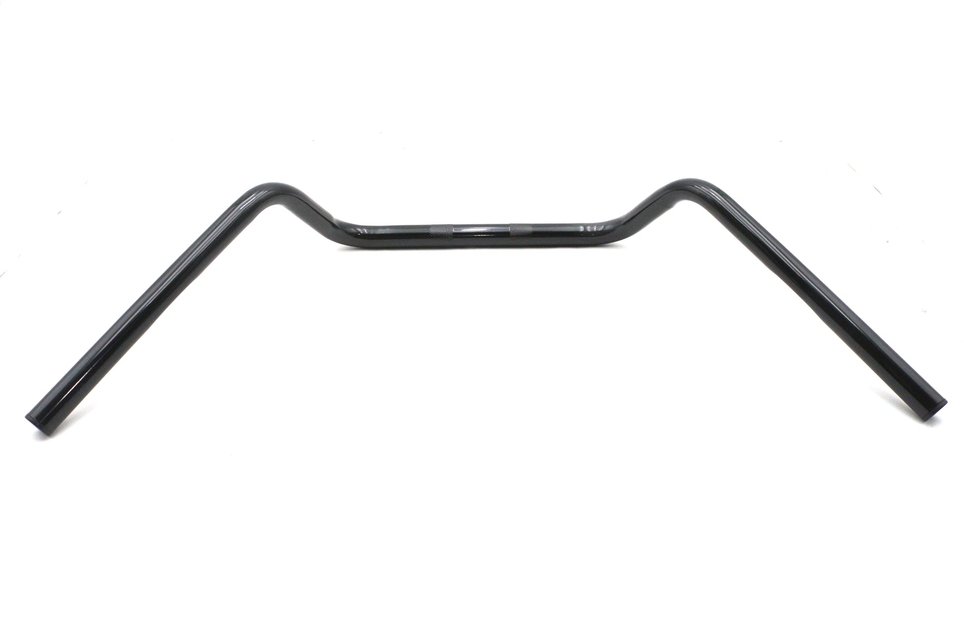 6 Medium Buckhorn Handlebar with Indents Black