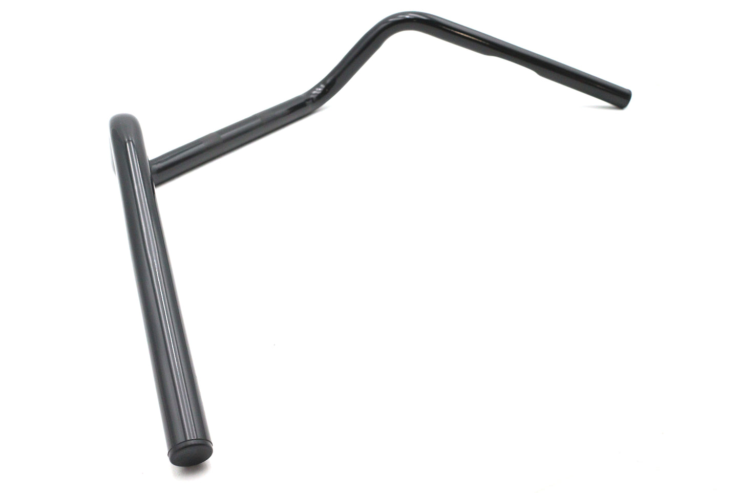 6 Medium Buckhorn Handlebar with Indents Black