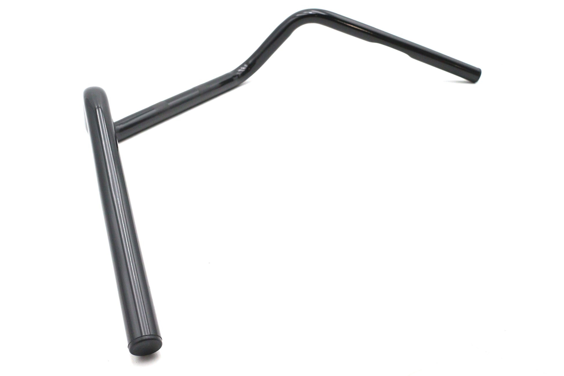 6 Medium Buckhorn Handlebar with Indents Black