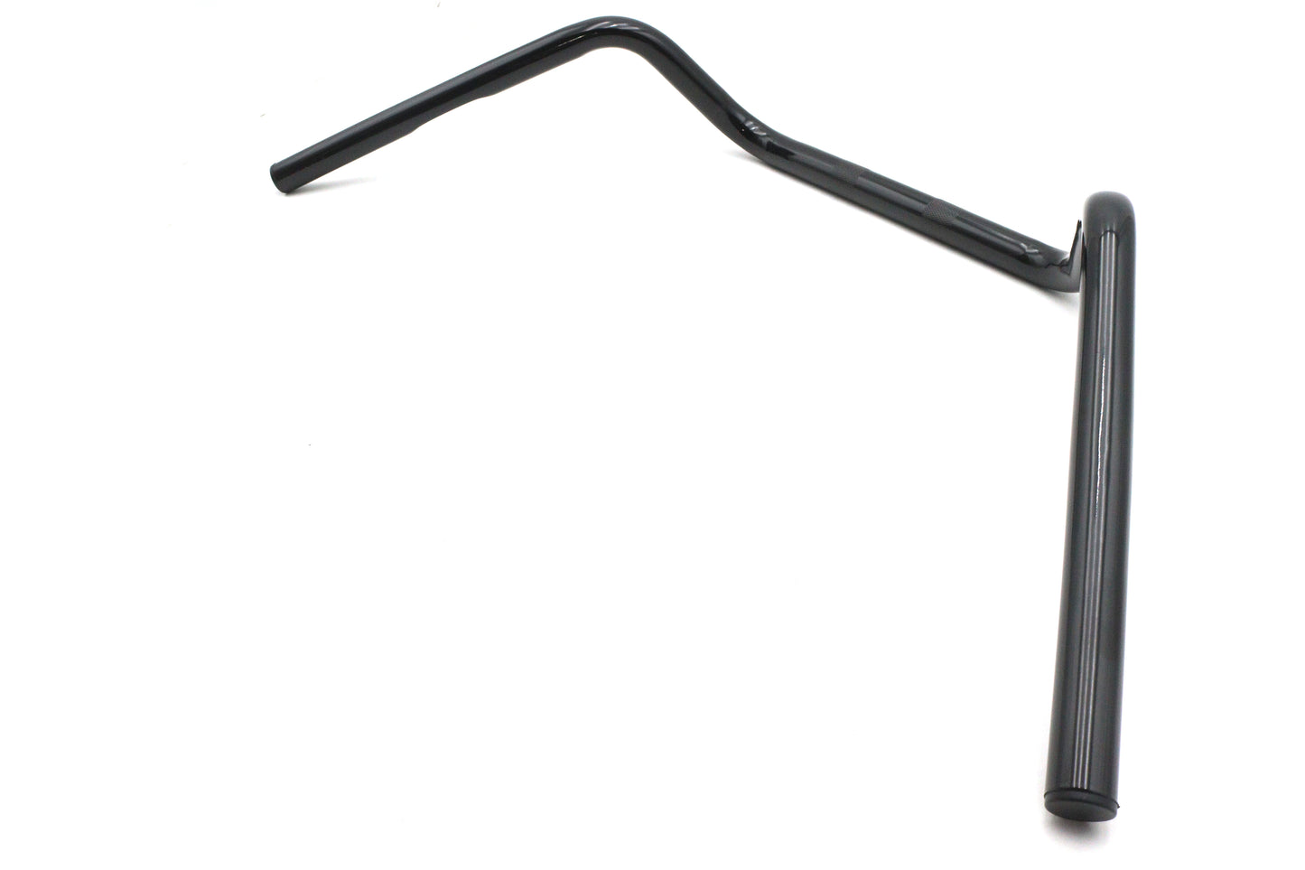 6 Medium Buckhorn Handlebar with Indents Black