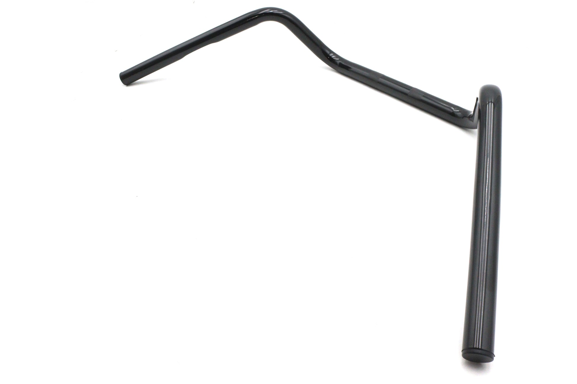 6 Medium Buckhorn Handlebar with Indents Black