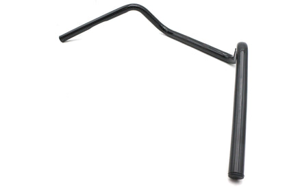 6 Medium Buckhorn Handlebar with Indents Black
