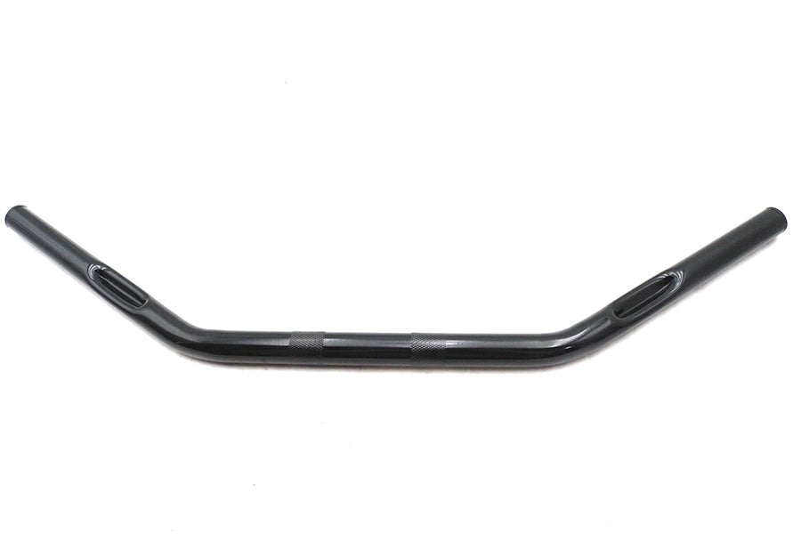 Drag Handlebar with Indents Black