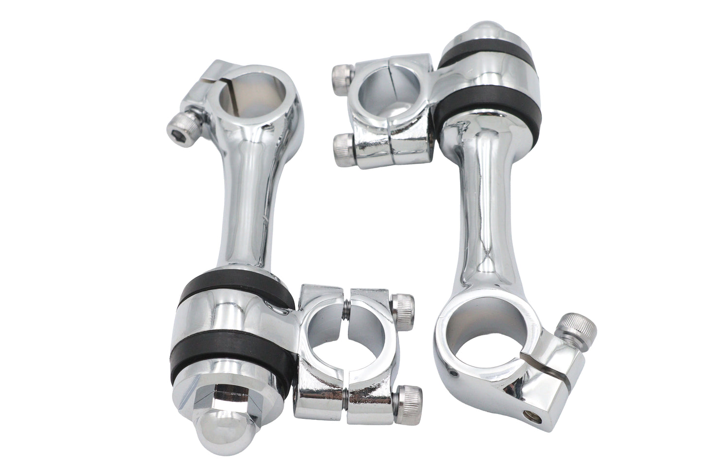 Replica 4-1/4 Flanders Chrome Riser Set