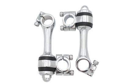 Replica 4-1/4 Flanders Chrome Riser Set