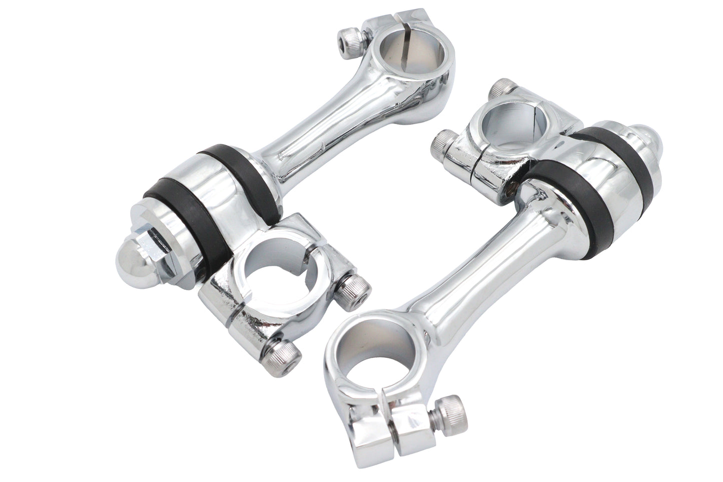 Replica 4-1/4 Flanders Chrome Riser Set
