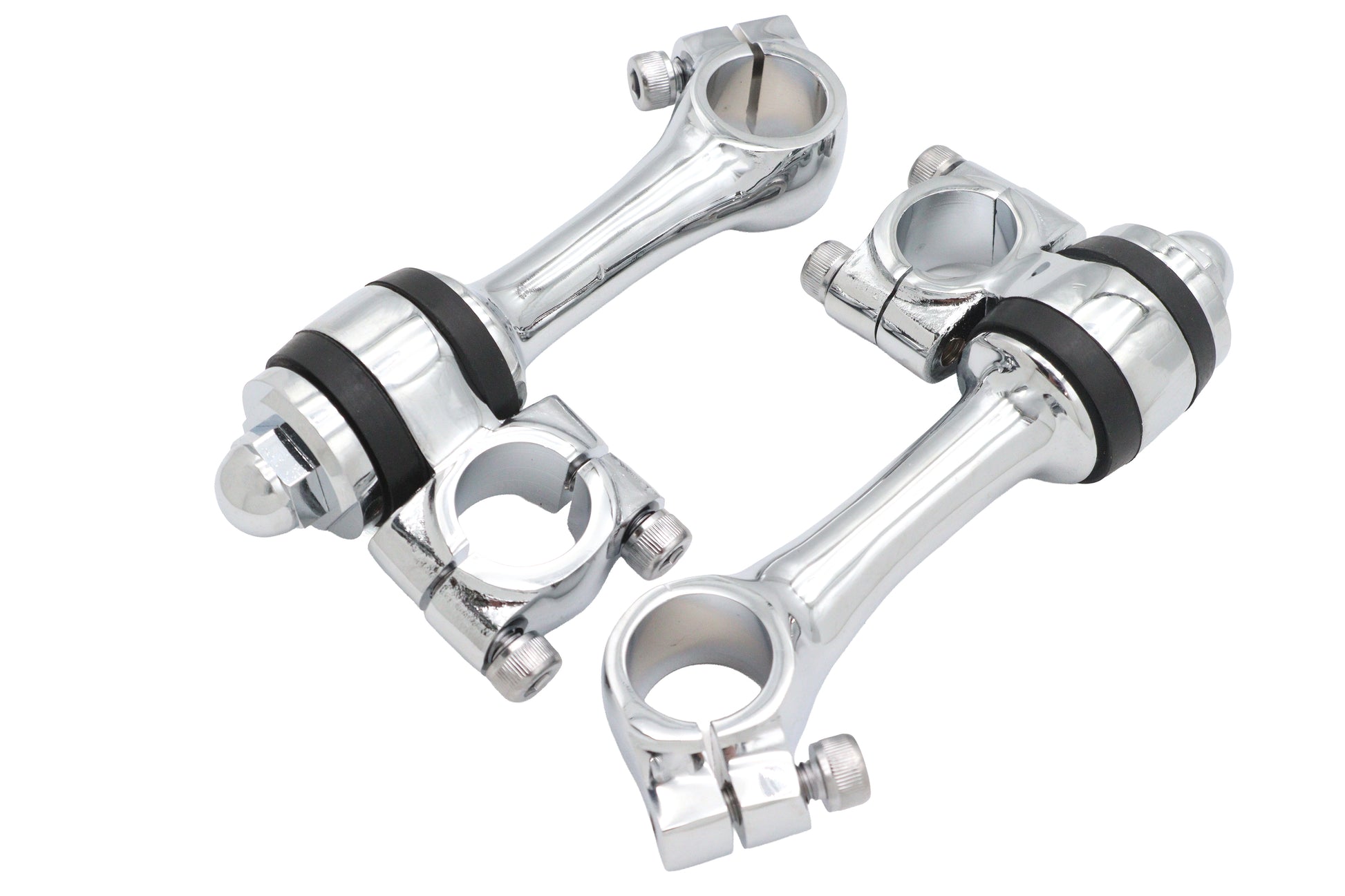 Replica 4-1/4 Flanders Chrome Riser Set